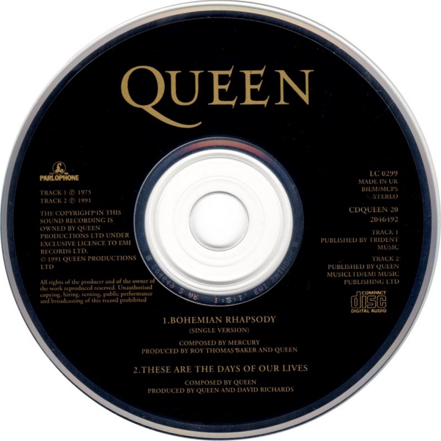 Queen  Bohemian Rhapsody : CDs cd